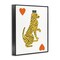 Stupell Industries Leopard & Hearts Card Framed Giclee, design by Svetlana Aleynikova